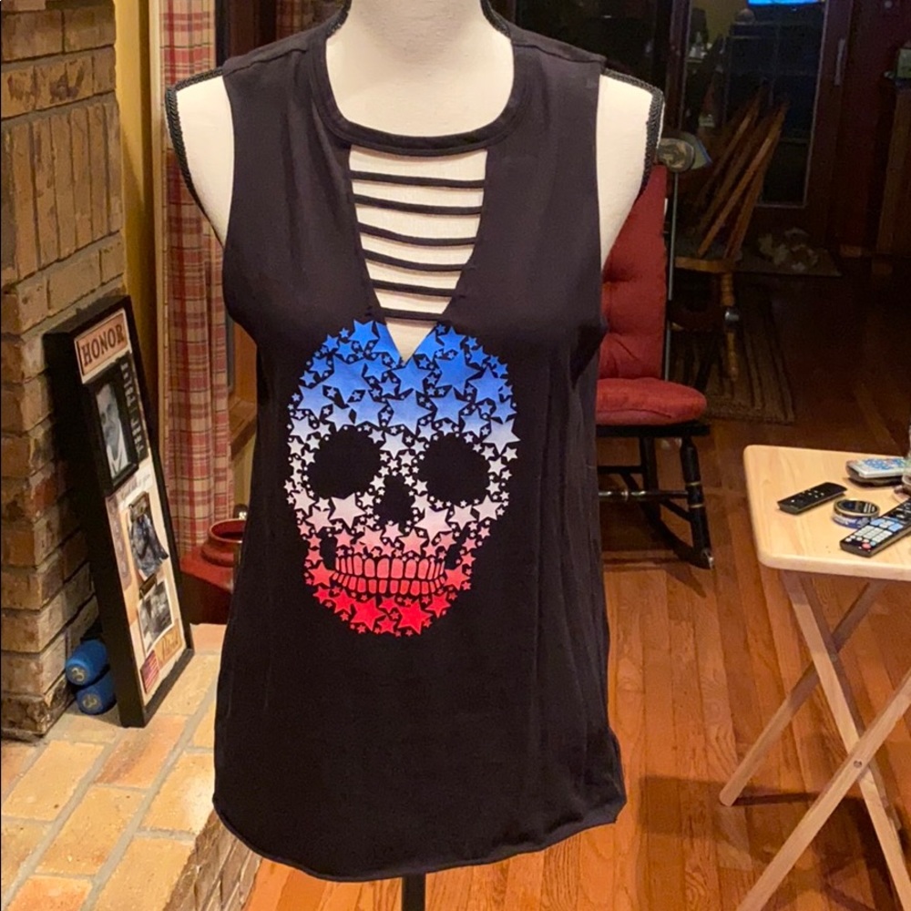 Skull tank top